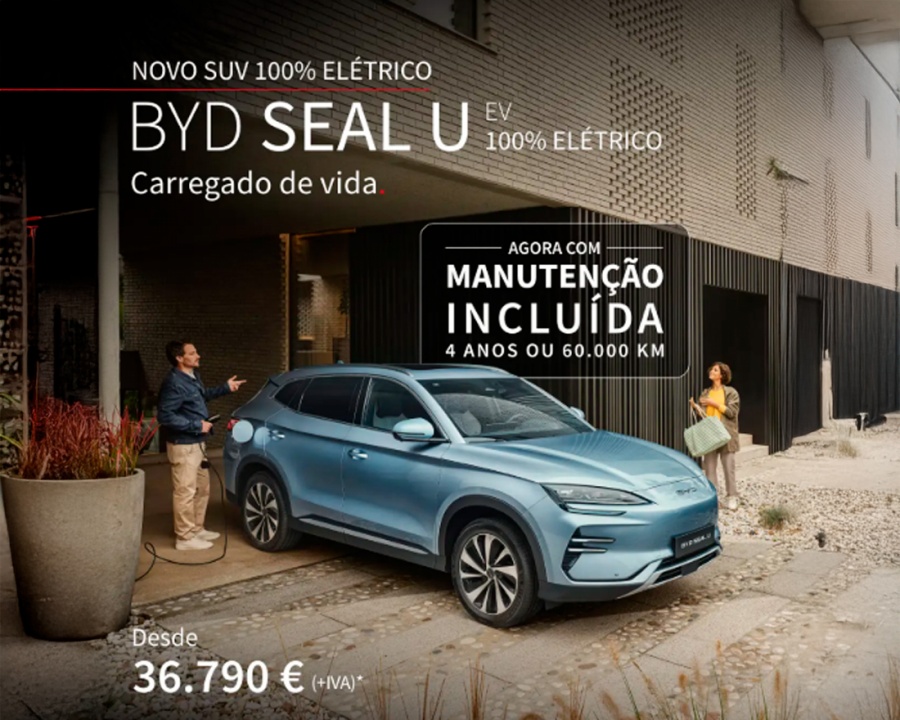 Novo BYD SEAL U  Desde 36.790 € +IVA*. Novo BYD SEAL U  Desde 36.790 € +IVA*.