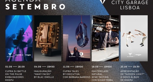 Entre vinhos, arte e música eletrónica: setembro na CUPRA City Garage Lisboa Entre vinhos, arte e música eletrónica: setembro na CUPRA City Garage Lisboa
