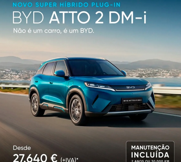 BYD ATTO 2 DM-i. Desde 27.640 � (+IVA)*
