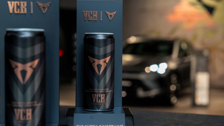 CUPRA alarga o seu universo lifestyle na Alemanha com o lanamento da CUPRA Drink em colaborao com a Vichy Catalan