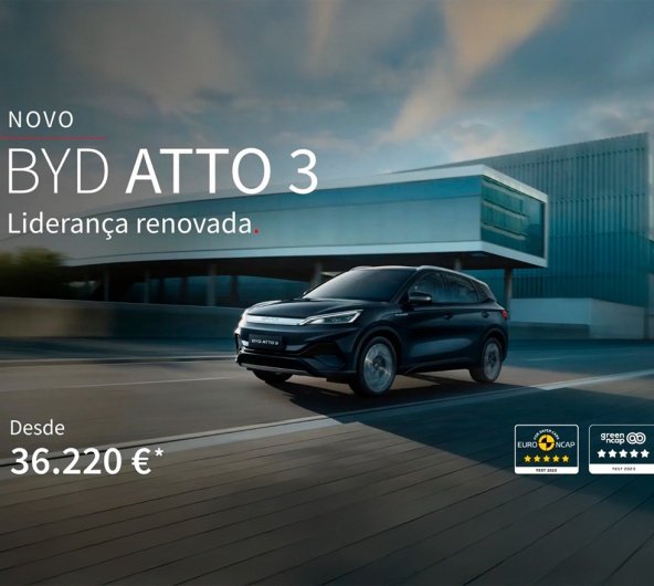 BYD ATTO 3 A PARTIR DESDE 36 220 € BYD ATTO 3 A PARTIR DESDE 36 220 €