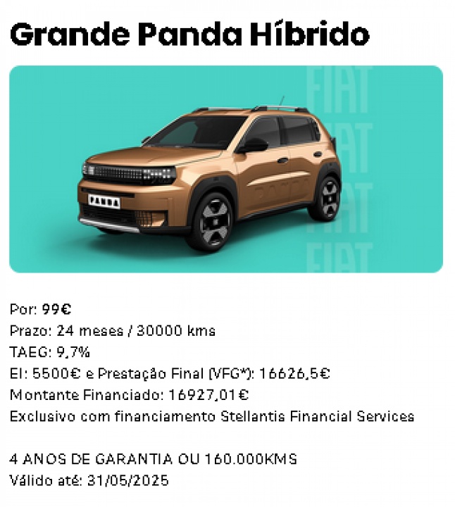 Grande Panda Híbrido Por: 99€ Grande Panda Híbrido Por: 99€