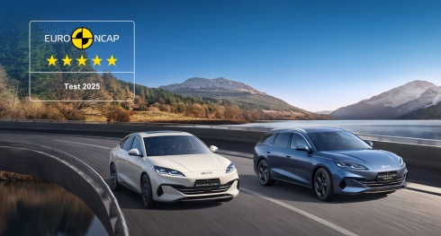 BYD SEAL 6 DM-i e SEAL 6 DM-i TOURING conquistam classifica��o m�xima de cinco estrelas Euro NCAP.