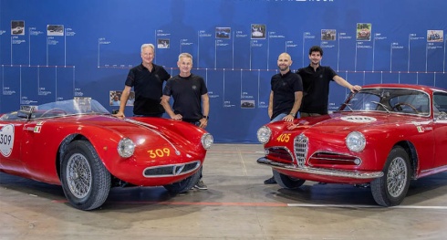 Alfa Romeo d incio  sua participao na 1000 Miglia de 2024