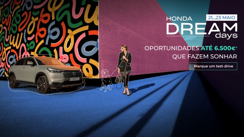 Honda DREAM DAYS volta com oportunidades at� 6.500 euros durante tr�s dias