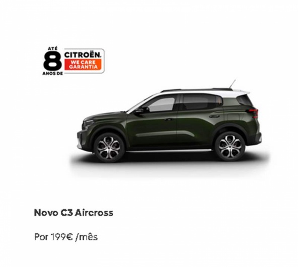 Novo C3 Aircross Por 199� /m�s*