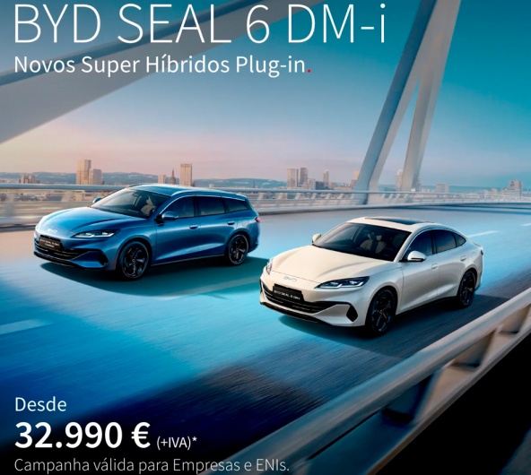 BYD SEAL 6 DM-i Desde 32.990 € (+IVA)* BYD SEAL 6 DM-i Desde 32.990 € (+IVA)*