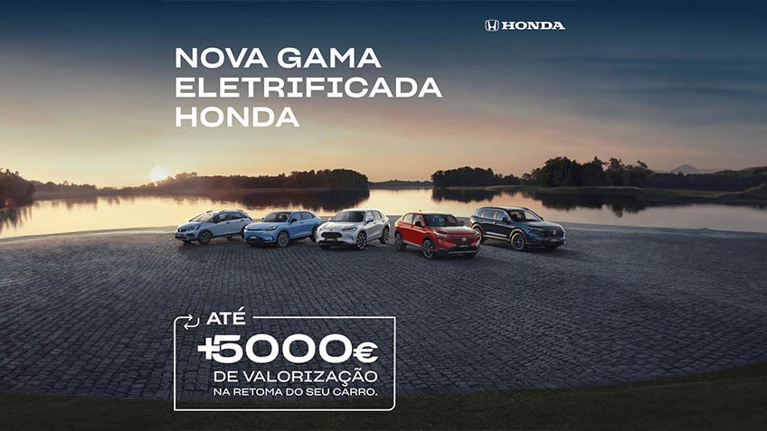 O poder da exclusividade est nas suas mos: Honda apresenta apoio  retoma de at mais 5.000 na sua gama eletrificada