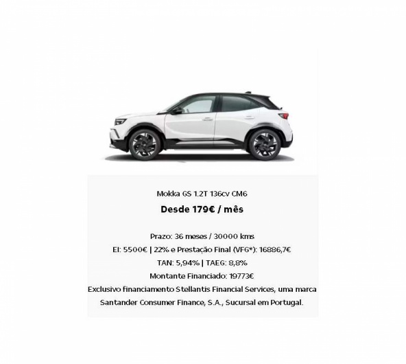 Mokka GS 1.2T 136cv CM6 Desde 179� / m�s*