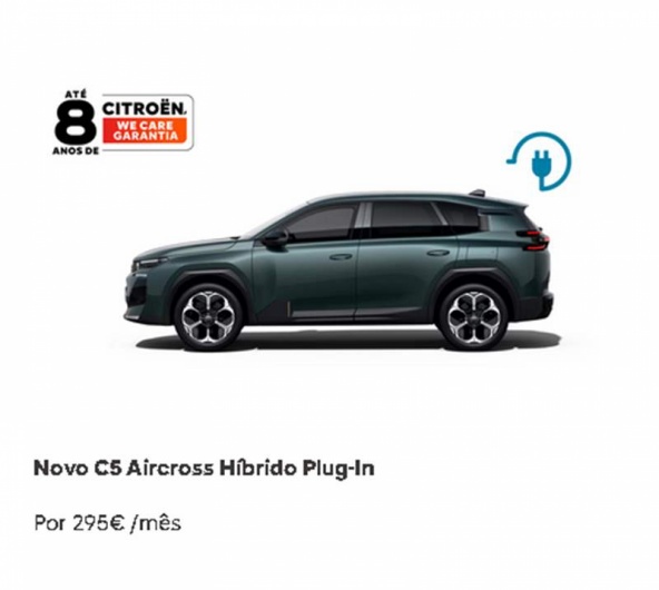 Novo C5 Aircross H�brido Plug-In Por 295� /m�s*