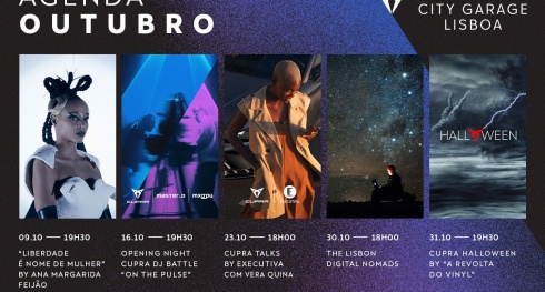 Outubro na CUPRA City Garage: liberdade, música e mistério no coração de Lisboa Outubro na CUPRA City Garage: liberdade, música e mistério no coração de Lisboa