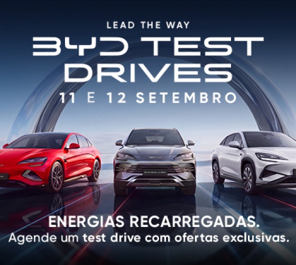 BYD - Test Drives 11 e 12 de Setembro