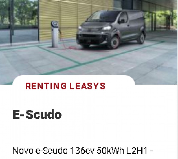 RENTING LEASYS E-Scudo Por 480 �/m�s (S/IVA)*