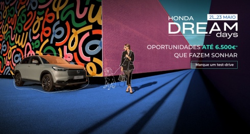 Honda DREAM DAYS volta com oportunidades at� 6.500 euros durante tr�s dias