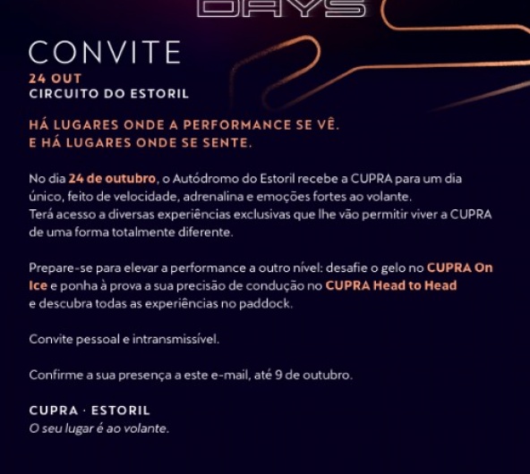 CUPRA PERFORMANCE DAYS 2026