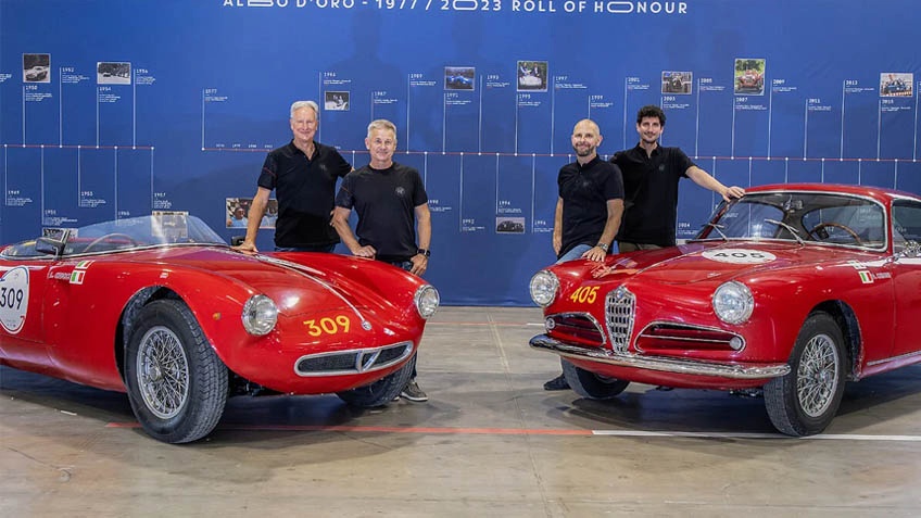 Alfa Romeo d incio  sua participao na 1000 Miglia de 2024