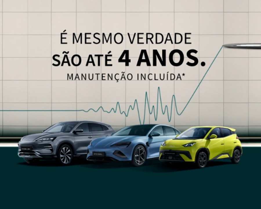 BYD Manutenção Incluída - Até 31 de dezembro. BYD Manutenção Incluída - Até 31 de dezembro.