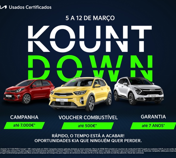 KIA KOUNT DOWN  5 a 12 de Maro